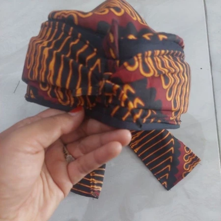 Udeng Lipat Batik Jawa Anak dan Dewasa - Batik Coklat Dewasa